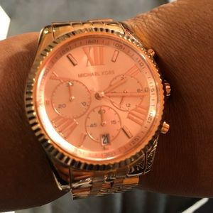 Rose Gold Michael Kors Watch